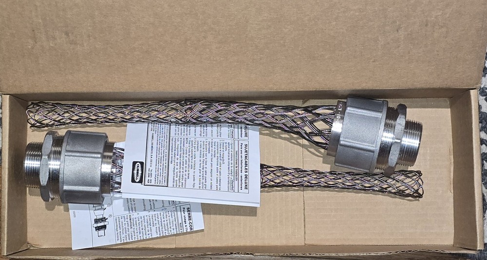 BoxOf 2 1-1/2″ Hubbell-Wiring 074011254 F6 Liquidtight Deluxe Cord Grip Kellems
