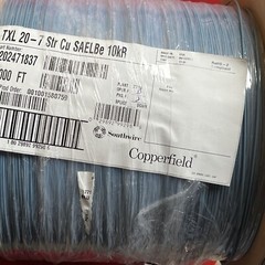 Southwire/Copperfield TXL 20-7 STR CU 10,000 Ft See Pics