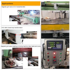 Digital Readout DRO Read Head 1um Magnet Linear Scale CNC Milling 100mm-6000mm