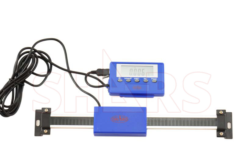 Shars 6″ Digital DRO Large LCD Readout Scale IP54 For Bridgeport Mill Lathe #}