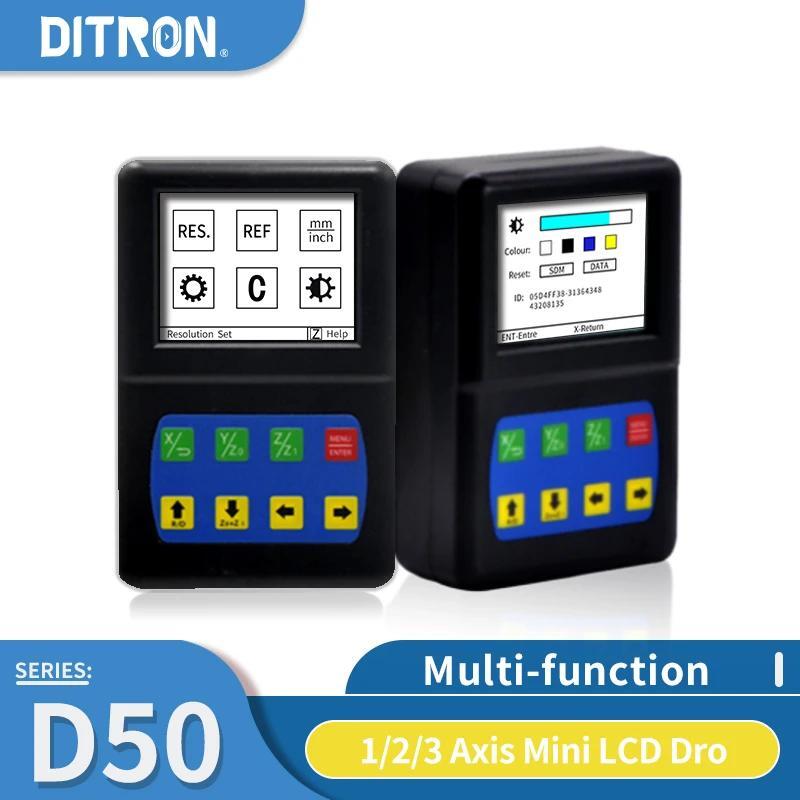 1/2/3Axis Mini Multifunction LCD Screen Digital Readout Display Linear Scale DRO