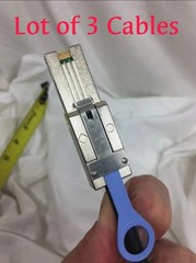 Lot Of 3 Amphenol 20″ Male to Male E357317-s 28 AWG CN-0yp20D-apx00-8ah-518y