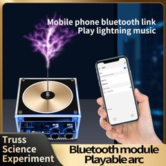 Bluetooth Compatible Music Tesla Coil AC110-240V 120W Tesla Coil 10CM Touchable