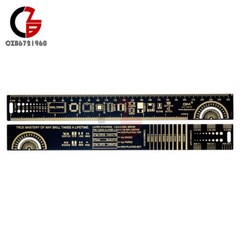 10 inch 25cm Multifunctional PCB Ruler Measuring Tool Resistor Capacitor Chip IC