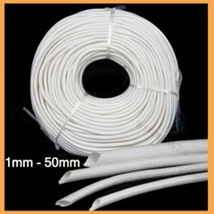 White Heat Resistant Sleeving Cable Wire High Temperature Component Lead Heat