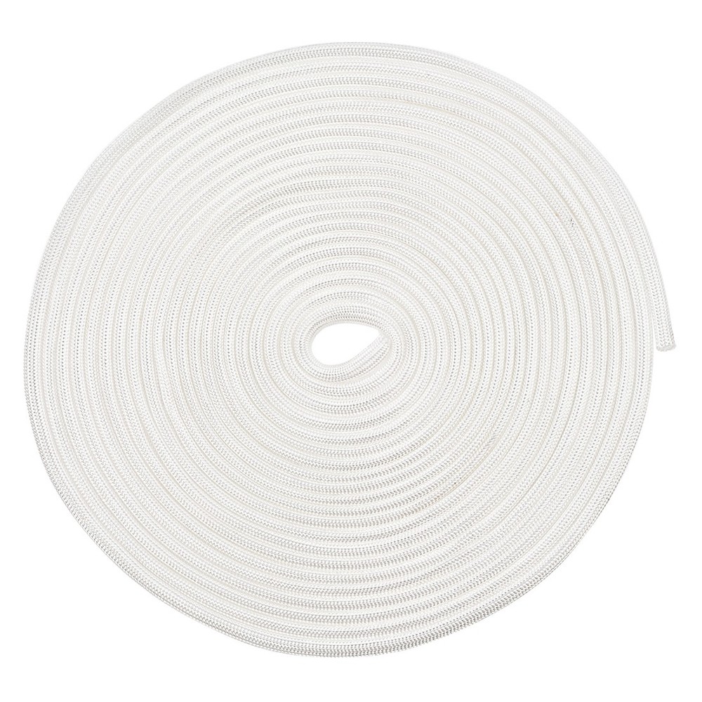 16.4Ft-3mm Insulation Cable Protector White,High TEMP Fiberglass Sleeve