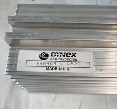DYNEX SEMICONDUCTOR PH8969-462C 160mm x 55mm x 90mm ALUMINIUM HEATSINK (R1S6.5)