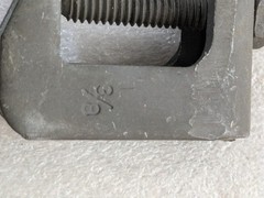 3/8 in Malleable Iron Beam Clamp C-Clamp Threaded Rod Hanger Steel Construction