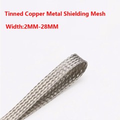 Shielded Copper Braided Expandable Sleeve Cable Wire Sheath Mesh Loom 2mm-28mm