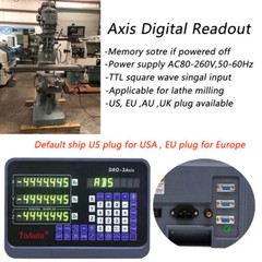 2Axis/3Axis DRO Digital Readout Display Linear Scale Encoder for Bridgeport Mill