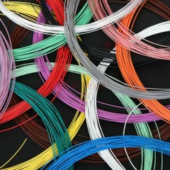 20~24AWG Insulated Copper Wire Silver Plated Single-Core Multi-Strand 0.05mm²