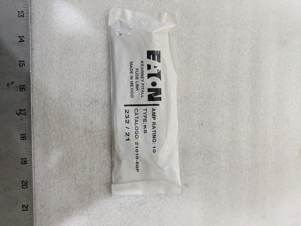 Eaton Cooper Power Systems Kearney Fitall 21010-60P Type KS 10 Amp Fuse Link 232