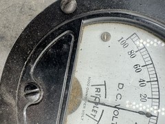 Triplett Model Volt Meter Dial Gauge