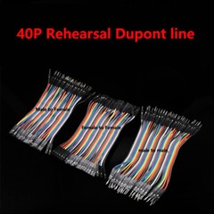 40P Dupont wire 10CM-30CM Cables Line Jumper Connector F-F/M-M/Male to Female