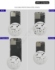LCD LED Reball Screen Repair IC BGA Reballing Stencils iPhone 11 12 13 Pro Max
