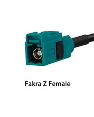 Fakra Z Male to Dual Female Splitter Coax Cable 12in/30cm Z Splitter…