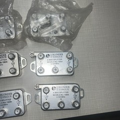 🇺🇸(9) Blonder Tongue SCVS-4 No. 1904 4-Way Splitter 5-1000MHz