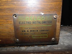 Very Rare Vintage Delco Electro Instalometer M9723 WM Hebler Co NJ CO2 1930s