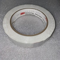 3M 1350F-1 WHITE Electrical Tape, 3/4″x 72yds, Flame Retardant THREE ROLLS