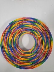 25 FT 1/2″ RAINBOW PET EXPANDO SLEEVING BRAID