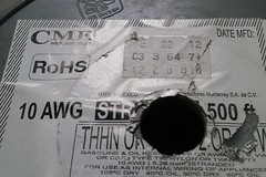 CME E102470 MACHINE TOOL WIRE 10 AWG BLACK STRAND COPPER ( 200′ )