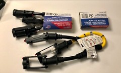 Cliplight Inc. 582302 Revolutionary Extension Cord Male to Dual Female EZ Lock C