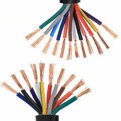 10-Core Electrical Flex Cable 0.12mm²-2.5mm² Automotive Marine Thinwall RVV Wire
