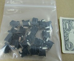 20 Kycon 2.5MM PCB Power Inlet Receptacles, Connectors KLDX-0202-B-PS 3.5A 24V