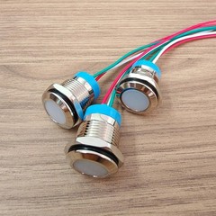 Bi Color Green Red 16mm 0.63 Inch Energy Saving LED Indicator Light 12V 24V
