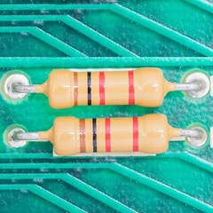 1000 Pcs 25 Values Resistor Kit 1 Ohm-1M Ohm with 5% 1/4W Carbon Film Resistors