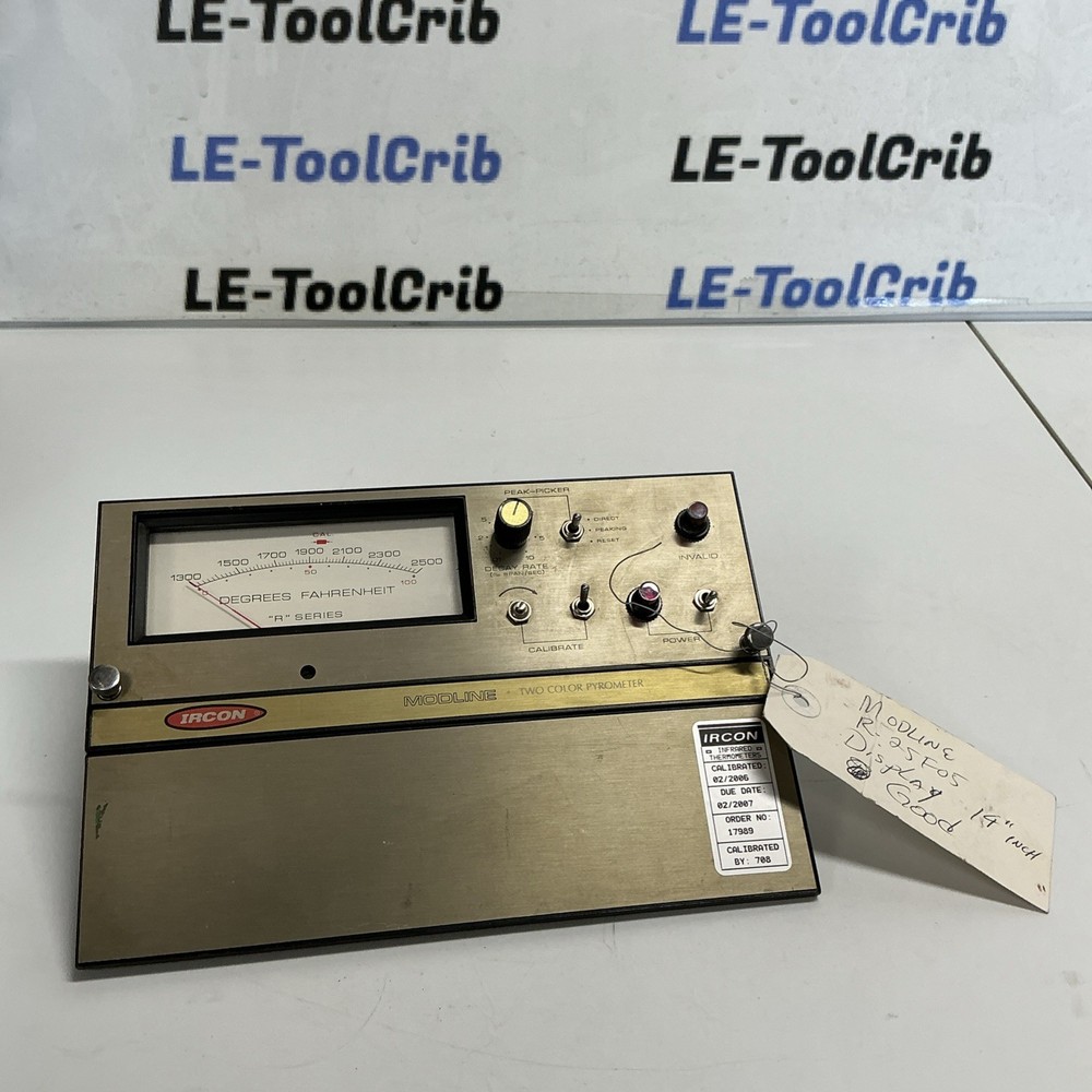 IRCON MODLINE R-25F05-001 TWO COLOR PYROMETER AC-227