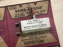 Sans-A-Fuse FA 1000-1 Circuit Breakers Replaces Zenith 136-71, Emerson, Motorola