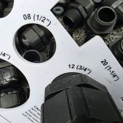 LAPP KABEL, S2134 Strain Relief Cable Gland Skintop – 3/4 NPT – Black Lot of 50