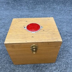 Vintage car maintenance Kit wood box with AC Delco Parts