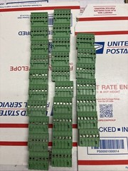 Lot Of 27 PHOENIX CONTACTS MVSTB-2.5-5.08-6-G MVSTB255086G 6 Pole 250V 10A 2.5mm