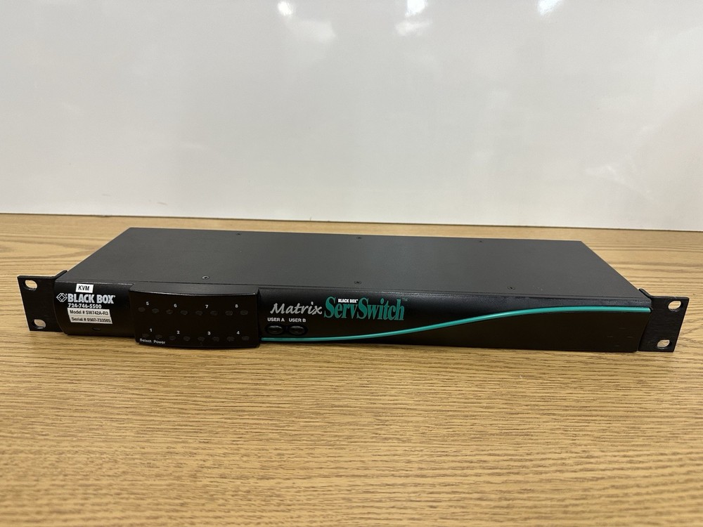 BLACK BOX CORP SW741A-R3 Black Box ServSwitch 4 Port KVM switch UNTESTED