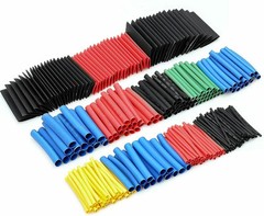 560 PCS. 2:1 HEAT SHRINK TUBING TUBE SLEEVING WRAP CABLE WIRE 5 COLORS 12 SIZES
