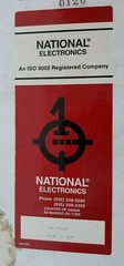 National Electronics NL-FG1O5 Power Tube