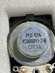 A lot of TWO (2) PUI Speaker 8 Ohm, rated 1W Top Port 84DB