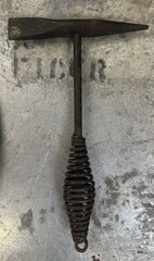Tweco Products GC-300 Jr Welding Electrical Ground Clamp 8 ft & Chipping Hammer