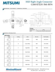 1PCS R41-B574-D R41-B574D Mitsumi CONN HSD 4+2 NORMAL RIGHT-ANGLE