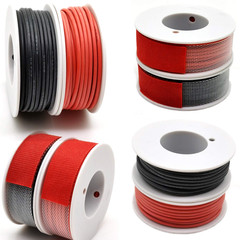 24 Awg Silicone Electrical Wire Cable 2 Colors (30Ft Each) 24 Gauge Hookup Wires