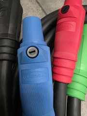 Set Cam Lock 4/0 Bare End Tail To Female Hubbell 600V 5ft Power Feeder Cable