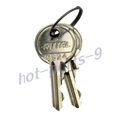 1Pair (2Keys) Fit Rittal 2532000 Enclosure Key NEW