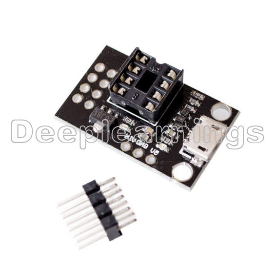 Mini ATTINY85 Micro USB Development Programmer Board for Tiny85-20PU DIP-8 IC