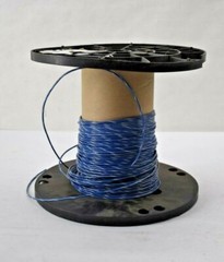 Blue Striped Industrial CSA T90 Nylon 600V 14 AWG Gauge THHN THWN-2 Wire 135′