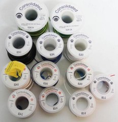 Consolidated Electronic Wire & Cable Various Size w/ Heat Shrink Tubes LOT (4938