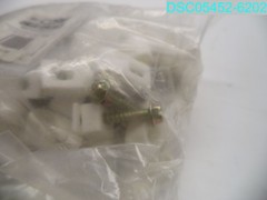 QTY=100: 292 Core Cables Clips Single Coax/Ethernet With 1/2″ Screws
