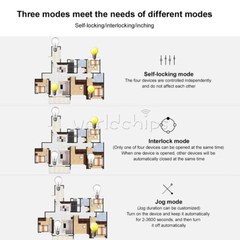 1/2/4Channel Smart WiFi Bluetooth Wireless Relay Switch Module DC7-32V/AC85-250V