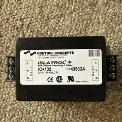 CONTROL CONCEPTS ISLATROL+ (IC+102) ACTIVE TRACKING FILTER 120VAC / 2.5A